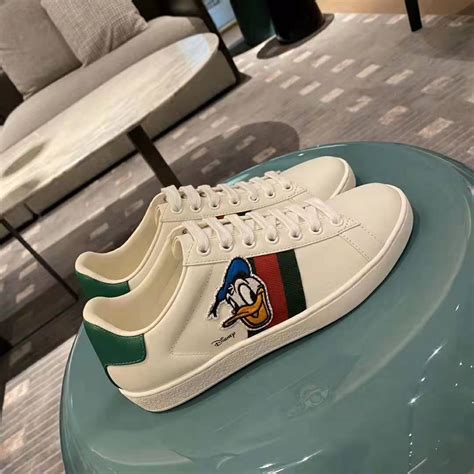 gucci ducktales shoes|Gucci Disney Donald Duck shoes.